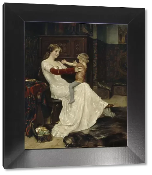 Queen Blanche of Namur. Artist: Edelfelt, Albert Gustaf Aristides (1854-1905)