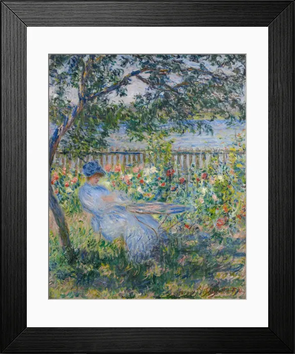 Framed Print : The Terrace at Vetheuil. Artist: Monet, Claude (1840-1926) Framed Print : The Terrace at Vetheuil. Artist: Monet, Claude (1840-1926)