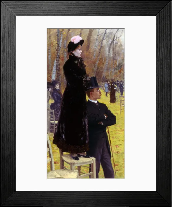 Framed Print : The Races at Auteuil. Artist: De Nittis, Giuseppe (1846-1884) Framed Print : The Races at Auteuil. Artist: De Nittis, Giuseppe (1846-1884)