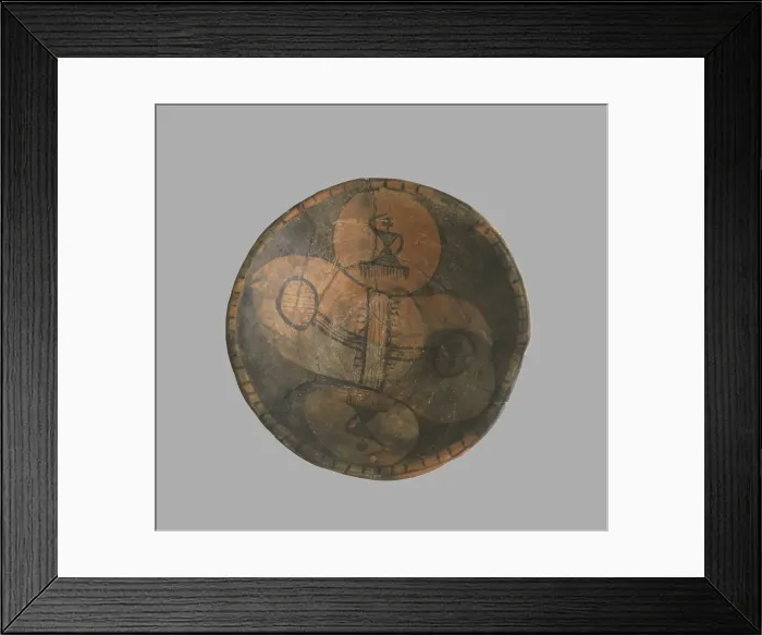 Framed Print : Bowl, 3850-2900 BC. Artist: Prehistoric Russian Culture Framed Print : Bowl, 3850-2900 BC. Artist: Prehistoric Russian Culture