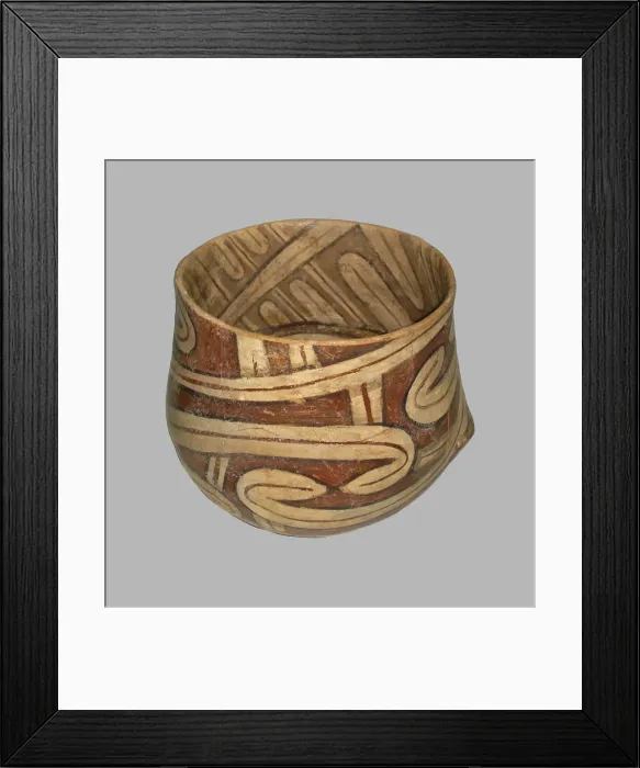 Framed Print : Vessel, 4100 BC. Artist: Prehistoric Russian Culture Framed Print : Vessel, 4100 BC. Artist: Prehistoric Russian Culture