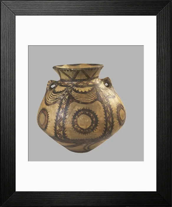 Framed Print : Amphora, 4th millenium BC. Artist: Prehistoric Russian Culture Framed Print : Amphora, 4th millenium BC. Artist: Prehistoric Russian Culture