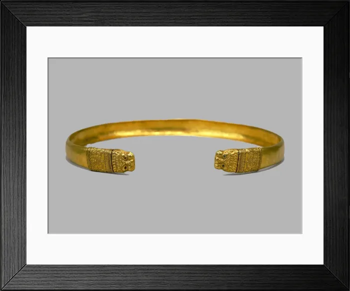 Framed Print : Necklace, 4th century BC. Artist: Scythian Art Framed Print : Necklace, 4th century BC. Artist: Scythian Art