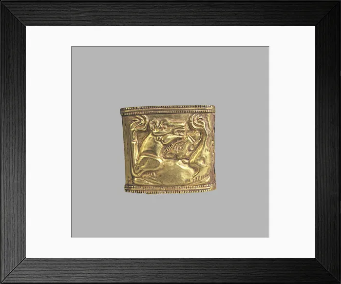 Framed Print : Cover to Sword Sheath, 5th cen. BC. Artist: Scythian Art Framed Print : Cover to Sword Sheath, 5th cen. BC. Artist: Scythian Art
