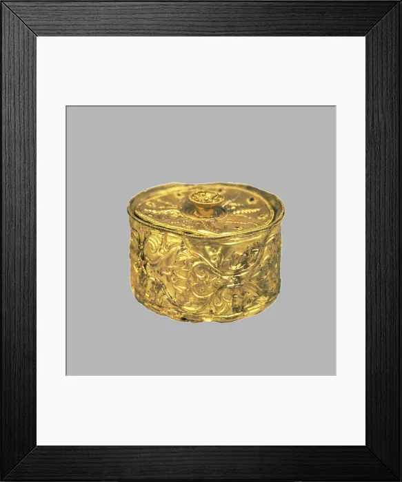 Framed Print : Pyxis, 4th-3th century BC. Artist: Scythian Art Framed Print : Pyxis, 4th-3th century BC. Artist: Scythian Art