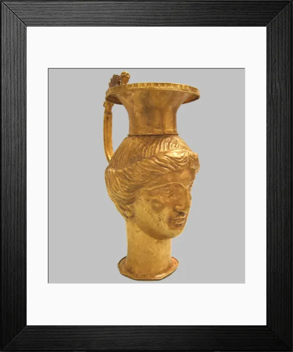 Framed Print : Figured Vessel, 4th century BC. Artist: Scythian Art Framed Print : Figured Vessel, 4th century BC. Artist: Scythian Art