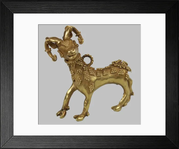 Framed Print : Pendant, 4th century BC. Artist: Scythian Art Framed Print : Pendant, 4th century BC. Artist: Scythian Art
