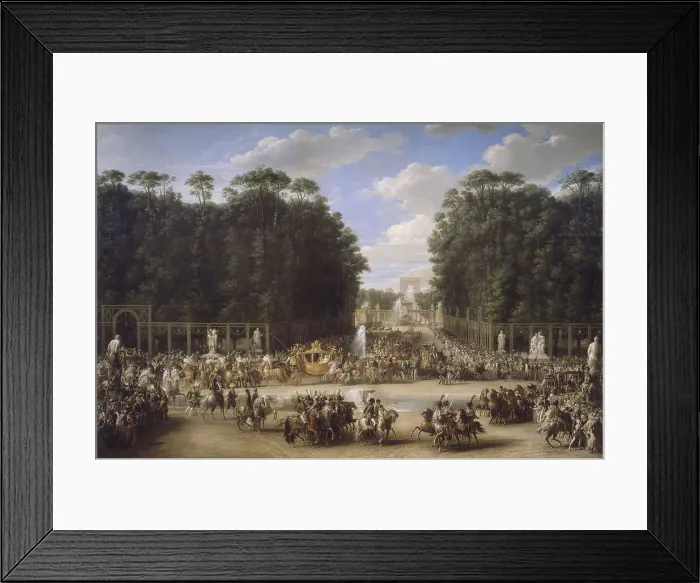 Framed Print : The marriage procession of Napoleon I and Marie-Louise crossing the Jardin des Tuileries on 2nd Apri Artist: Garnier, Etienne-Barthelemy (1759-1849) Framed Print : The marriage procession of Napoleon I and Marie-Louise crossing the Jardin des Tuileries on 2nd Apri Artist: Garnier, Etienne-Barthelemy (1759-1849)