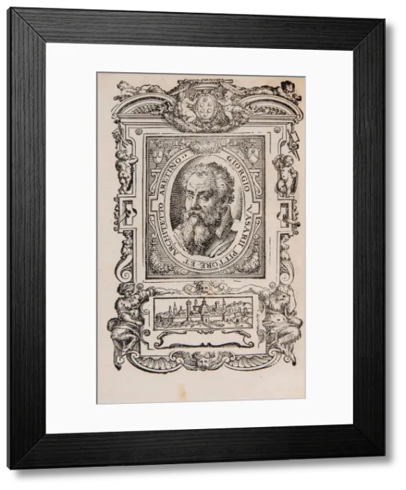 Framed Print : Giorgio Vasari. From: Giorgio Vasari, The Lives of the Most Excellent Italian Painters, Sculptors, a Artist: Anonymous Framed Print : Giorgio Vasari. From: Giorgio Vasari, The Lives of the Most Excellent Italian Painters, Sculptors, a Artist: Anonymous
