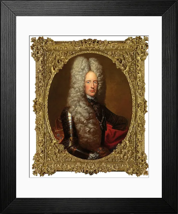 Framed Print : Portrait of Emperor Joseph I (1678-1711), Early 18th cen. Artist: Anonymous Framed Print : Portrait of Emperor Joseph I (1678-1711), Early 18th cen. Artist: Anonymous