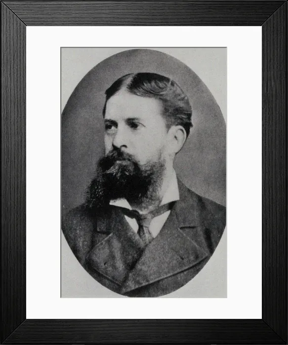 Framed Print : Charles Sanders Peirce (1839-1914), c. 1870. Artist: Anonymous