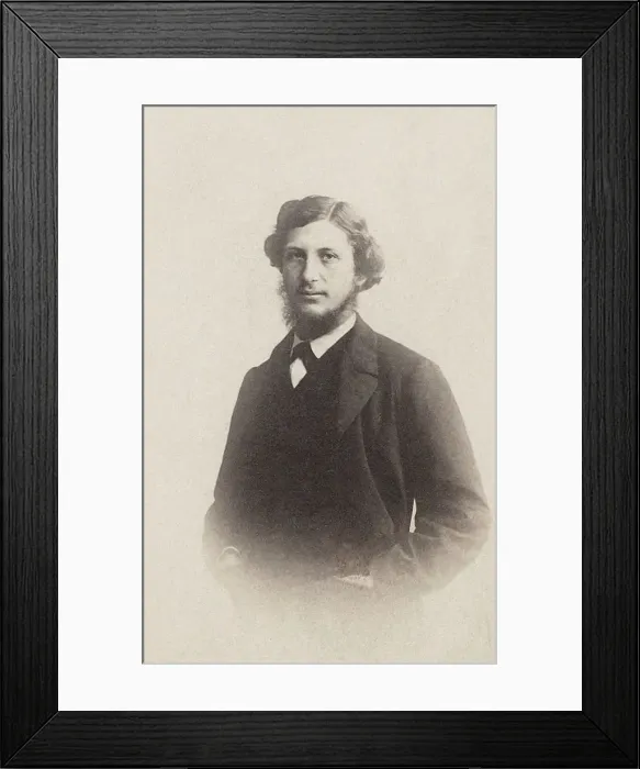 Framed Print : Portrait of Frederic Bazille (1841-1870), 1867. Artist: Anonymous Framed Print : Portrait of Frederic Bazille (1841-1870), 1867. Artist: Anonymous