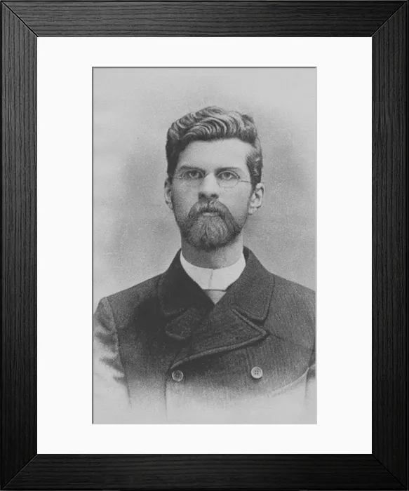 Framed Print : Sergei Sergeevich Chetverikov (1880-1959). Artist: Anonymous Framed Print : Sergei Sergeevich Chetverikov (1880-1959). Artist: Anonymous