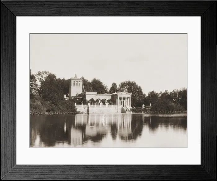 Framed Print : The Tsaritsyn Pavilion in Peterhof, 1897. Artist: Petrov, Nikolai (1876-1940) Framed Print : The Tsaritsyn Pavilion in Peterhof, 1897. Artist: Petrov, Nikolai (1876-1940)
