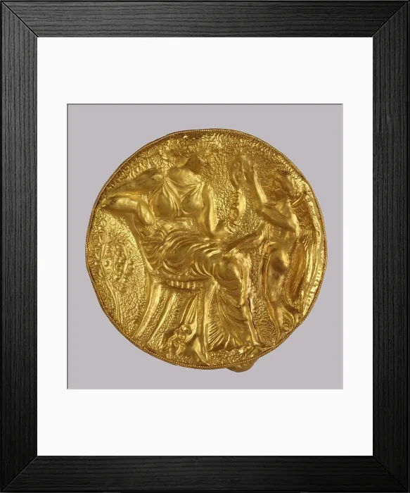 Framed Print : Pyxis (compass box), 3-2 century BC. Artist: Ancient jewelry Framed Print : Pyxis (compass box), 3-2 century BC. Artist: Ancient jewelry
