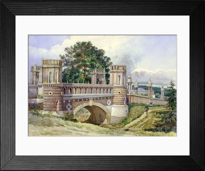 Framed Print : Tsaritsyno, 1896. Artist: Golitsyn, A. N. (active 1890s) Framed Print : Tsaritsyno, 1896. Artist: Golitsyn, A. N. (active 1890s)