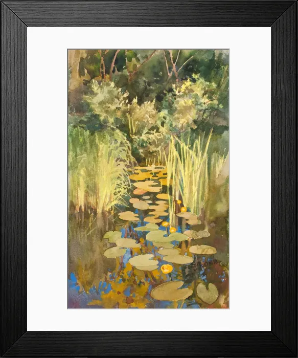 Framed Print : Backwater in Abramtsevo, c. 1888. Artist: Polenova, Elena Dmitryevna (1850-1898) Framed Print : Backwater in Abramtsevo, c. 1888. Artist: Polenova, Elena Dmitryevna (1850-1898)
