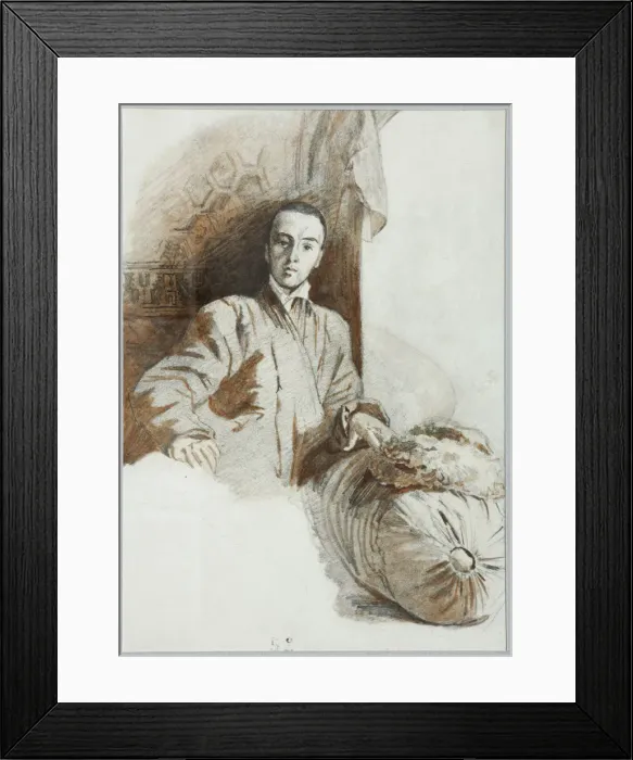 Framed Print : Portrait of Count Alexander Illarionovich Vasilchikov (1818-1881), 1841. Artist: Gagarin, Grigori Grigorievich (1810-1893) Framed Print : Portrait of Count Alexander Illarionovich Vasilchikov (1818-1881), 1841. Artist: Gagarin, Grigori Grigorievich (1810-1893)