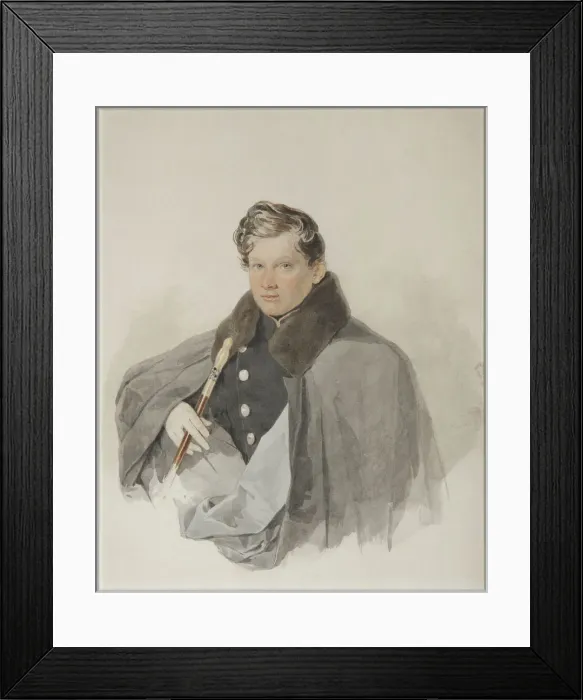 Framed Print : Portrait of Count Sergey Vasilyevich Trubetskoy (1815-1859), 1835. Artist: Sokolov, Pyotr Fyodorovich (1791-1848) Framed Print : Portrait of Count Sergey Vasilyevich Trubetskoy (1815-1859), 1835. Artist: Sokolov, Pyotr Fyodorovich (1791-1848)