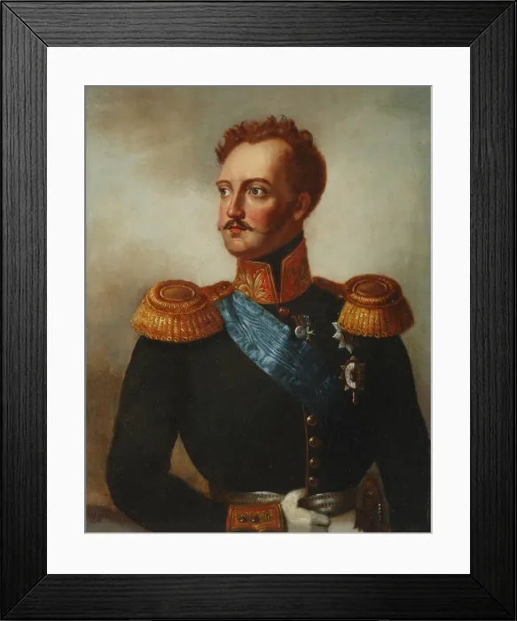 Framed Print : Portrait of Count Alexander von Benckendorff (1783-1844). Artist: Kruger, Franz (1797-1857) Framed Print : Portrait of Count Alexander von Benckendorff (1783-1844). Artist: Kruger, Franz (1797-1857)