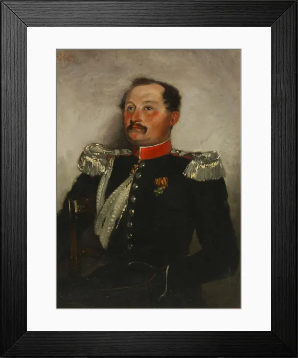 Framed Print : Portrait of Nikolay Petrovich Kolyubakin (1811-1868), 1849. Artist: Gagarin, Grigori Grigorievich (1810-1893) Framed Print : Portrait of Nikolay Petrovich Kolyubakin (1811-1868), 1849. Artist: Gagarin, Grigori Grigorievich (1810-1893)