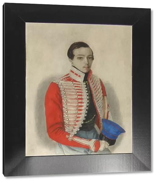 Portrait of Alexander Ivanovich Bezobrazov, 1839. Artist: Anonymous