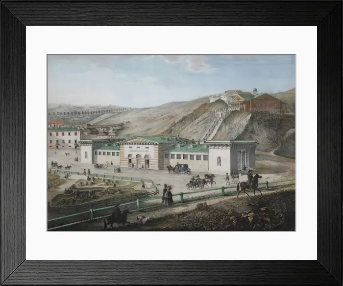 Framed Print : The Caucasian mineral springs, Mid of the 19th century. Artist: Beggrov, Karl Petrovich (1799-1875) Framed Print : The Caucasian mineral springs, Mid of the 19th century. Artist: Beggrov, Karl Petrovich (1799-1875)