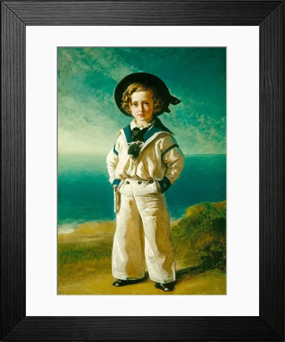 Framed Print : King Edward VII (1841-1910), when Albert Edward, Prince of Wales, 1846. Artist: Winterhalter, Franz Xavier (1805-1873) Framed Print : King Edward VII (1841-1910), when Albert Edward, Prince of Wales, 1846. Artist: Winterhalter, Franz Xavier (1805-1873)