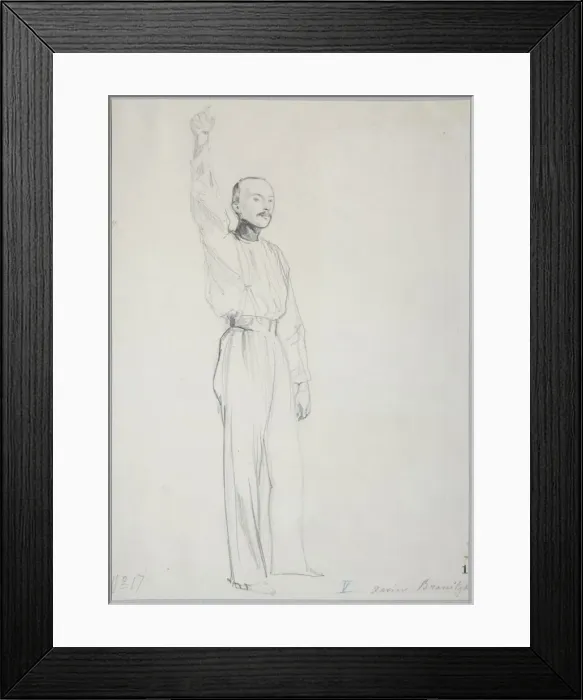 Framed Print : Portrait of Count Ksawery Korczak-Branicki (1814-1879), c. 1840. Artist: Gagarin, Grigori Grigorievich (1810-1893) Framed Print : Portrait of Count Ksawery Korczak-Branicki (1814-1879), c. 1840. Artist: Gagarin, Grigori Grigorievich (1810-1893)