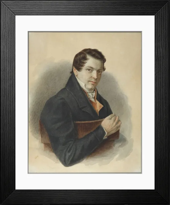Framed Print : Portrait of Decembrist Mikhail Naryshkin (1798-1863), 1832. Artist: Bestuzhev, Nikolai Alexandrovich (1791-1855) Framed Print : Portrait of Decembrist Mikhail Naryshkin (1798-1863), 1832. Artist: Bestuzhev, Nikolai Alexandrovich (1791-1855)