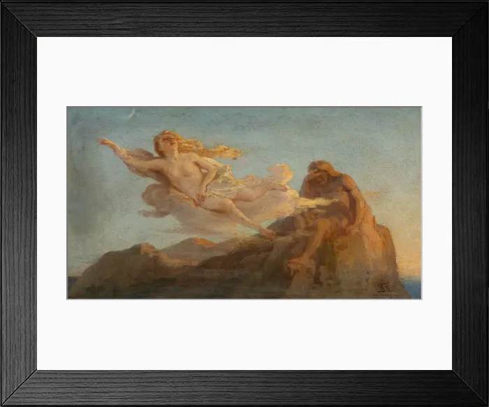 Framed Print : Cloudlet and Cliff. Illustration to the poem The Cliff by M. Lermontov, 1900s. Artist: Vereshchagin, Vasili Petrovich (1835-1909) Framed Print : Cloudlet and Cliff. Illustration to the poem The Cliff by M. Lermontov, 1900s. Artist: Vereshchagin, Vasili Petrovich (1835-1909)