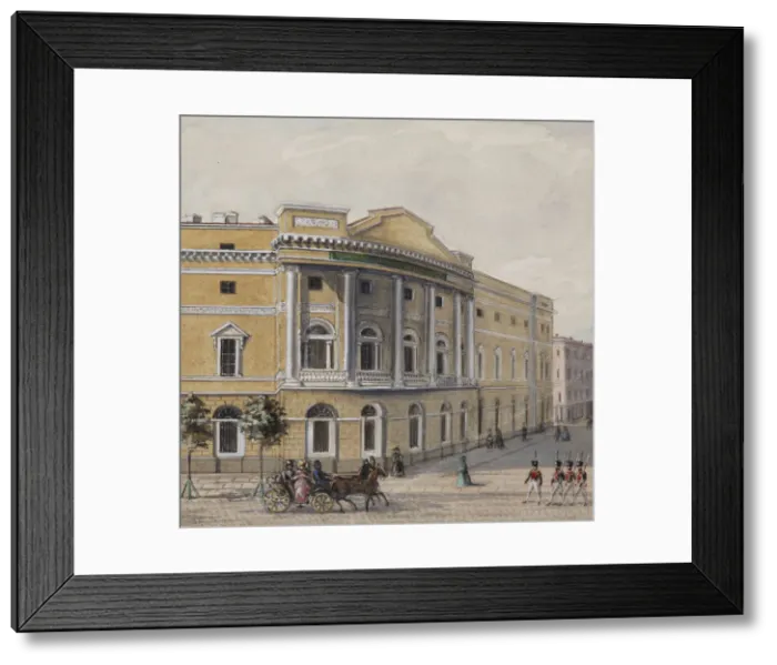 Framed Print : The Imperial Public Library in Saint Petersburg, 1830-1840s. Artist: Sadovnikov, Vasily Semyonovich (1800-1879) Framed Print : The Imperial Public Library in Saint Petersburg, 1830-1840s. Artist: Sadovnikov, Vasily Semyonovich (1800-1879)