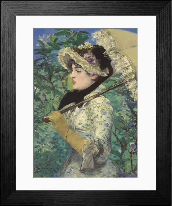Framed Print : Spring (Le Printemps), 1881. Artist: Manet, Edouard (1832-1883) Framed Print : Spring (Le Printemps), 1881. Artist: Manet, Edouard (1832-1883)
