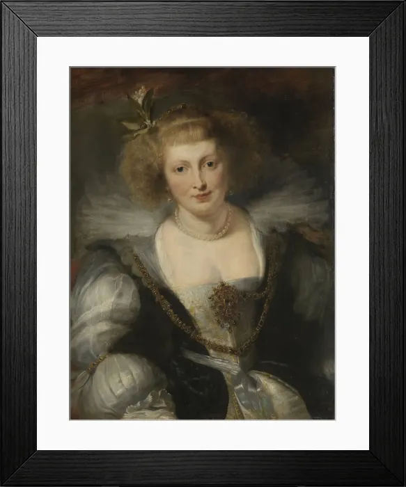 Framed Print : Helene Fourment, c. 1635. Artist: Rubens, Peter Paul, (School) Framed Print : Helene Fourment, c. 1635. Artist: Rubens, Peter Paul, (School)