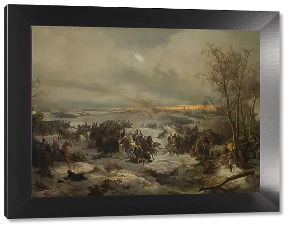 The Battle of Krasnoi (Krasny) on November 17, 1812, 1849. Artist: Hess, Peter von (1792?1871)