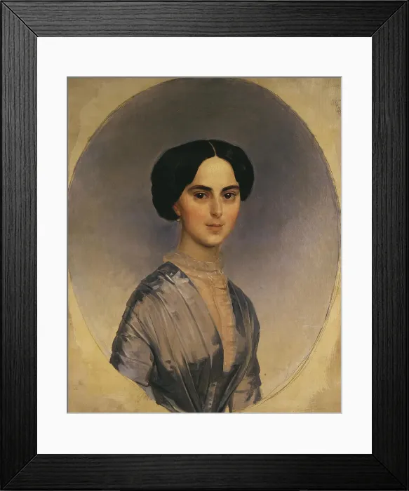 Framed Print : Portrait of Sophia Andreyevna Bobrinskaya, nee Shuvalova, 1846. Artist: Briullov, Karl Pavlovich (1799-1852) Framed Print : Portrait of Sophia Andreyevna Bobrinskaya, nee Shuvalova, 1846. Artist: Briullov, Karl Pavlovich (1799-1852)