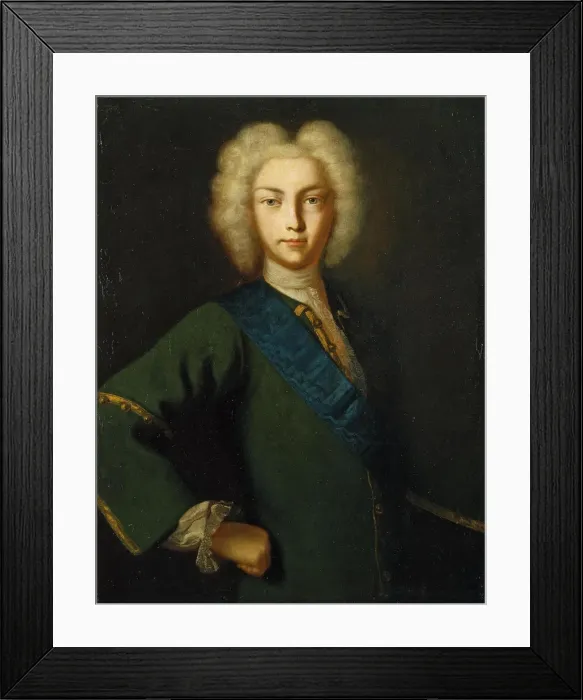 Framed Print : Portrait of the Tsar Peter II of Russia (1715-1730), 18th century. Artist: Anonymous Framed Print : Portrait of the Tsar Peter II of Russia (1715-1730), 18th century. Artist: Anonymous