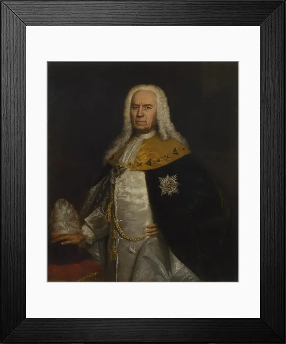 Framed Print : Portrait of Count Andrei Ivanovich Ushakov (1708-1739), Mid of the 18th century. Artist: Anonymous Framed Print : Portrait of Count Andrei Ivanovich Ushakov (1708-1739), Mid of the 18th century. Artist: Anonymous