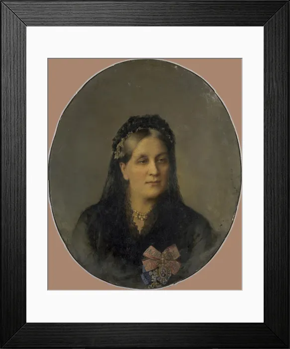 Framed Print : Portrait of Princess Maria Alexandrovna Dolgorukaya, nee Apraxina (1816-1892), Second Half of the 19 Artist: Anonymous Framed Print : Portrait of Princess Maria Alexandrovna Dolgorukaya, nee Apraxina (1816-1892), Second Half of the 19 Artist: Anonymous