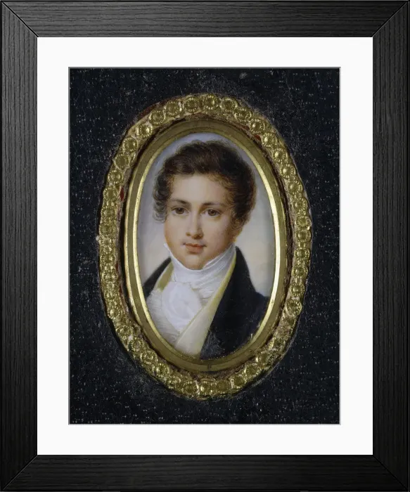 Framed Print : Portrait of Prince Grigory Petrovich Volkonsky (1776-1852), 1820s. Artist: Anonymous Framed Print : Portrait of Prince Grigory Petrovich Volkonsky (1776-1852), 1820s. Artist: Anonymous