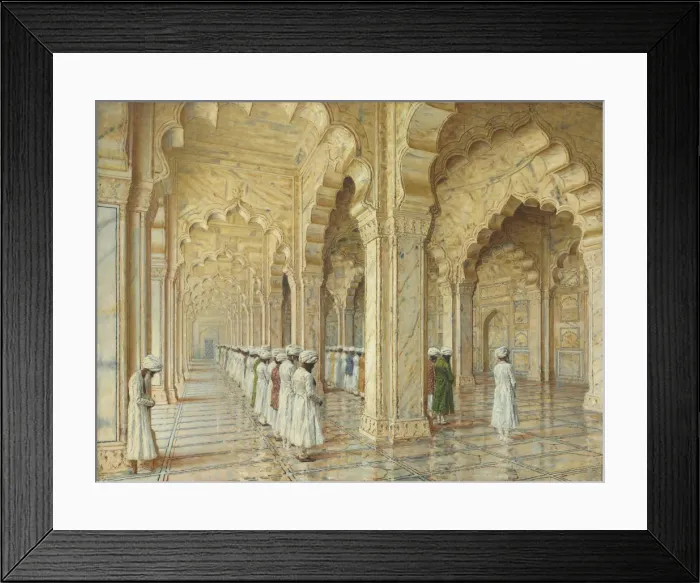 Framed Print : The Pearl Mosque at Agra, End of 1870s-Early 1880s. Artist: Vereshchagin, Vasili Vasilyevich (1842-1904) Framed Print : The Pearl Mosque at Agra, End of 1870s-Early 1880s. Artist: Vereshchagin, Vasili Vasilyevich (1842-1904)