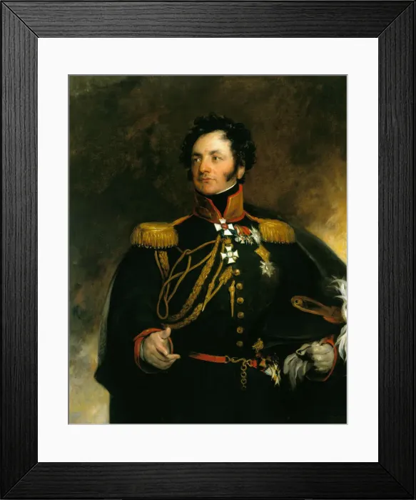 Framed Print : Portrait of General Fyodor Petrovich Uvarov (1773-1824), 1818. Artist: Lawrence, Sir Thomas (1769-1830) Framed Print : Portrait of General Fyodor Petrovich Uvarov (1773-1824), 1818. Artist: Lawrence, Sir Thomas (1769-1830)