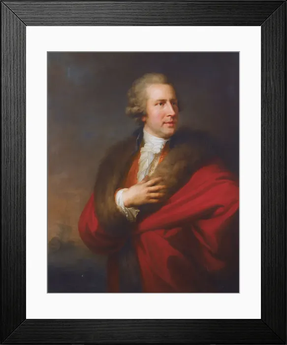 Framed Print : Portrait of Charles Whitworth, 1st Earl Whitworth (1752-1825), after 1789. Artist: Lampi, Johann-Baptist von, the Elder (1751-1830) Framed Print : Portrait of Charles Whitworth, 1st Earl Whitworth (1752-1825), after 1789. Artist: Lampi, Johann-Baptist von, the Elder (1751-1830)
