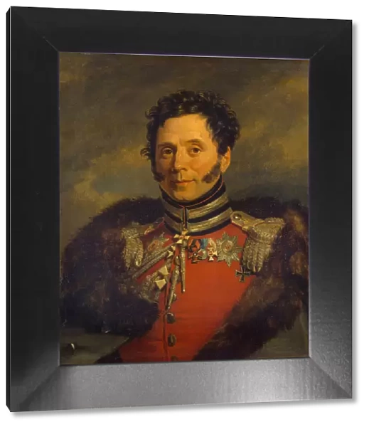 Portrait of General Nikolai Ivanovich Depreradovich (1767-1843), before 1825. Artist: Dawe, George (1781-1829)