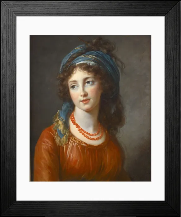 Framed Print : Portrait of Aglae de Gramont, nee de Polignac (1768-1812), 1794. Artist: Vigee-Lebrun, Marie Louise Elisabeth (1755-1842) Framed Print : Portrait of Aglae de Gramont, nee de Polignac (1768-1812), 1794. Artist: Vigee-Lebrun, Marie Louise Elisabeth (1755-1842)