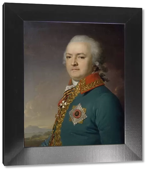 Portrait of Alexander Vasilyevich Polikarpov (1753-1811), 1796. Artist: Borovikovsky, Vladimir Lukich (1757-1825)