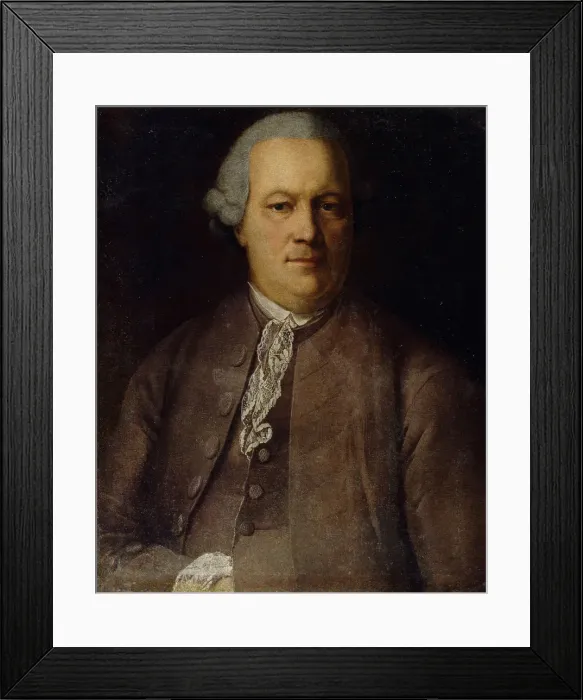 Framed Print : Portrait of A. von Berg, 1772. Artist: Buchholz, Heinrich (1735-1780) Framed Print : Portrait of A. von Berg, 1772. Artist: Buchholz, Heinrich (1735-1780)