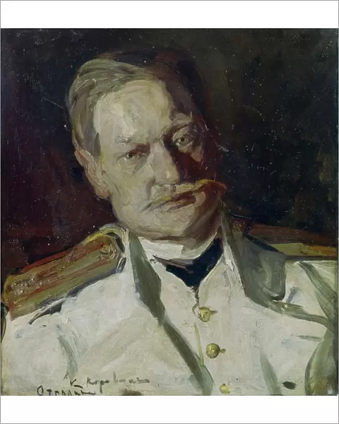 Portrait of Vladimir Arkadievich Telyakovsky (1860-1924), 1901. Artist: Korovin, Konstantin Alexeyevich (1861-1939)