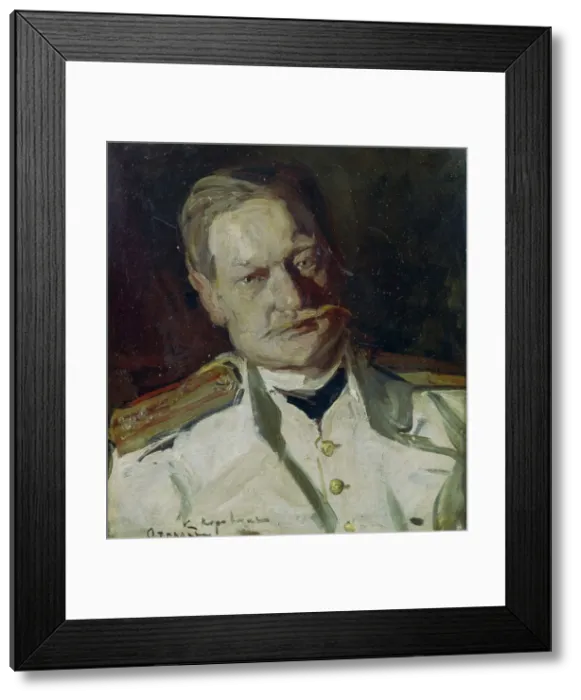 Framed Print : Portrait of Vladimir Arkadievich Telyakovsky (1860-1924), 1901. Artist: Korovin, Konstantin Alexeyevich (1861-1939) Framed Print : Portrait of Vladimir Arkadievich Telyakovsky (1860-1924), 1901. Artist: Korovin, Konstantin Alexeyevich (1861-1939)
