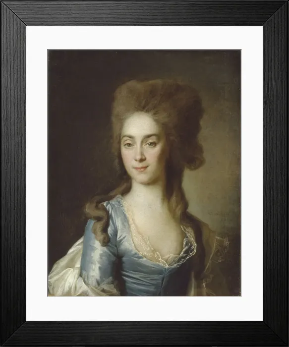 Framed Print : Portrait of Tatyana Petrovna Raznatovskaya, nee Rezvaya, 1781. Artist: Levitsky, Dmitri Grigorievich (1735-1822) Framed Print : Portrait of Tatyana Petrovna Raznatovskaya, nee Rezvaya, 1781. Artist: Levitsky, Dmitri Grigorievich (1735-1822)